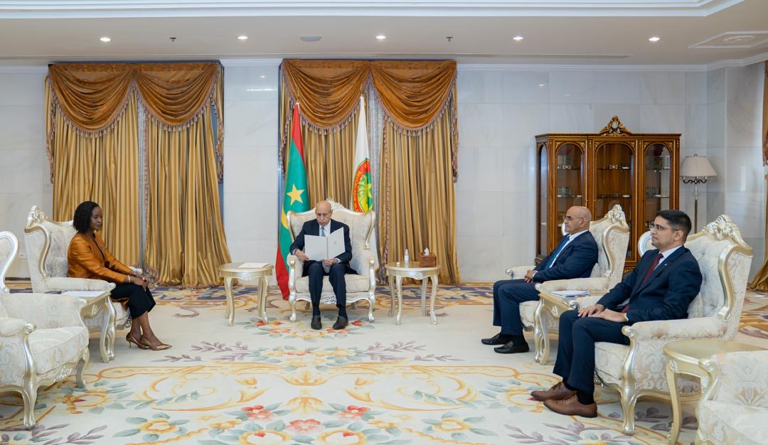 غزواني يستقبل مبعوثة خاصة لرئيس رواندا بالقصر الرئاسي