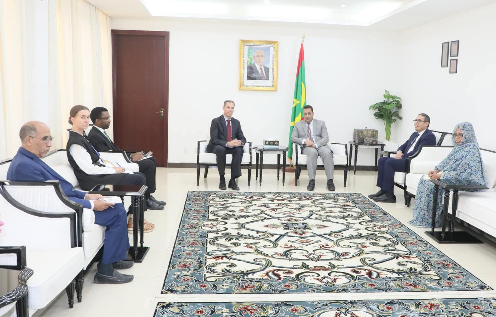 الوزير الأول يبحث مع ممثل الأمم المتحدة تعزيز التعاون في نواكشوط