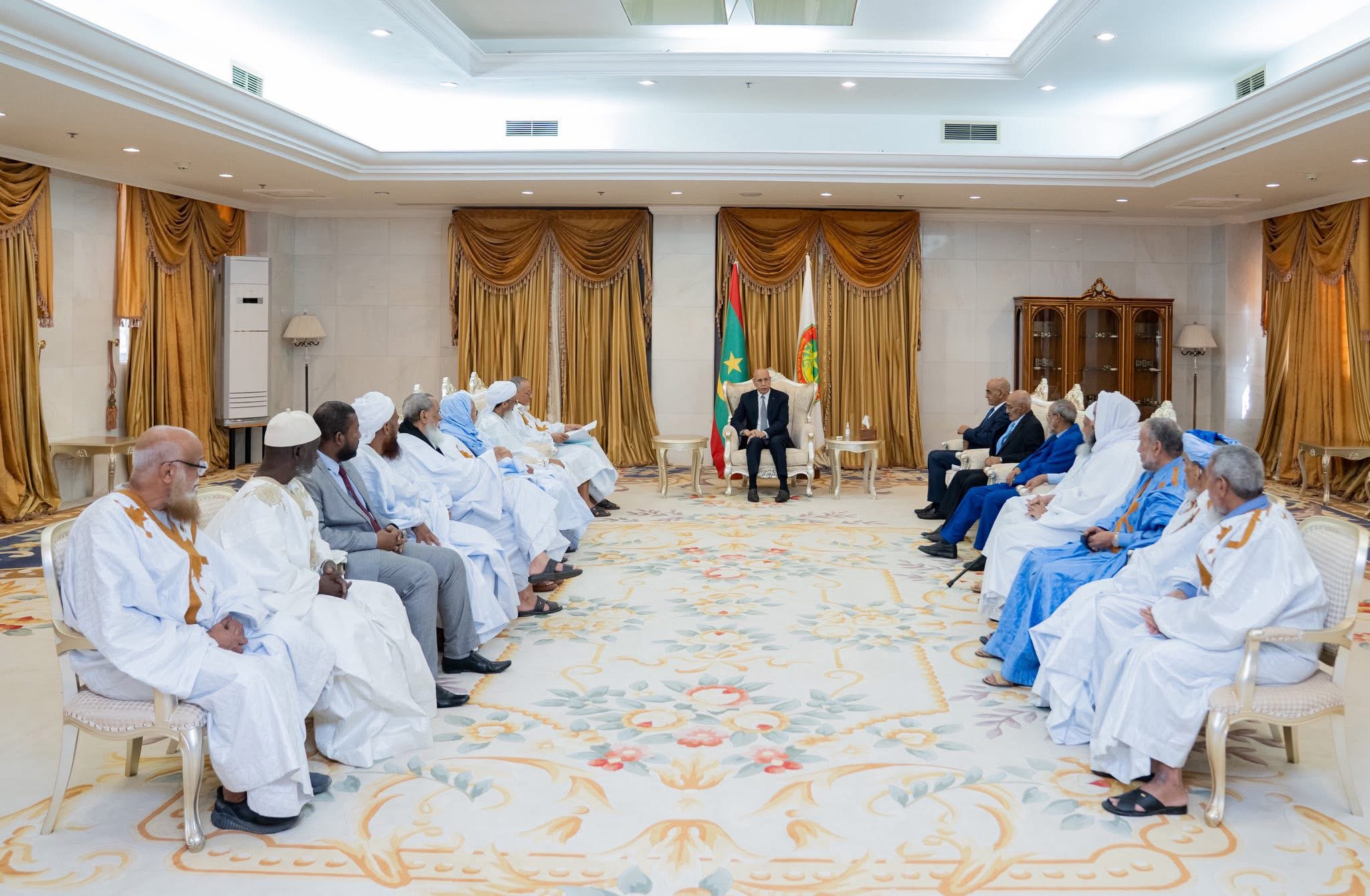 الرئيس غزواني يستقبل لجنة العلماء المكلفة بالحوار مع السجناء السلفيين